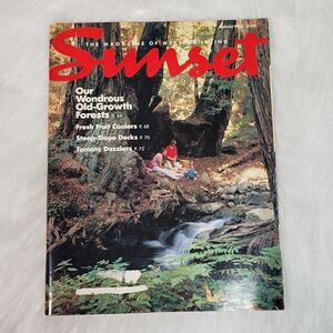 Sunset The Magazine of Western Living August 1990 Culture, Travel & Recipes
